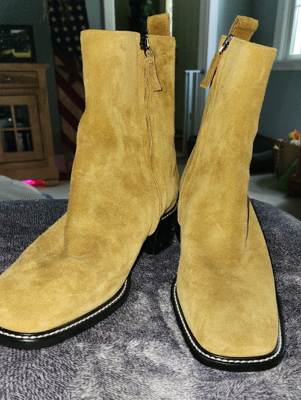 Suede Ankle Boots in Toasted Almond - Everlane